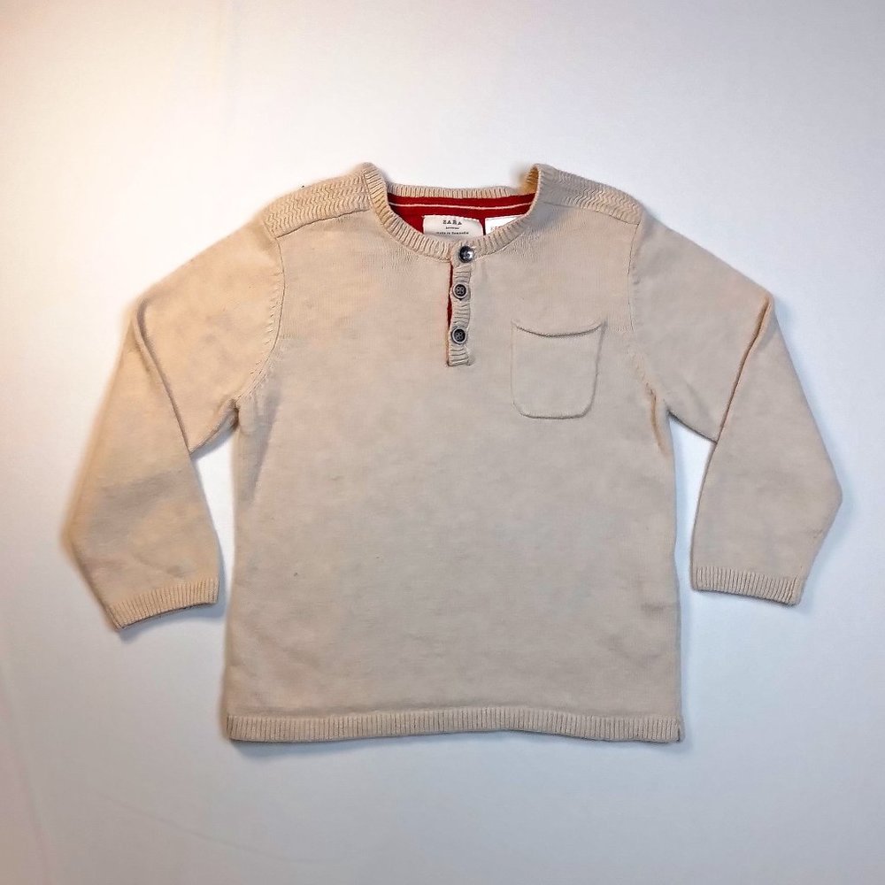 Zara knitwear Cream Pullover Sweater US 18-24M